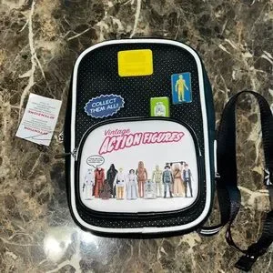 Loungefly Star Wars Vintage Action Figures Limited Edition Crossbody Backpack 2078-2-LOUNGEFLY-STAR-WARS-EP-  main image 4